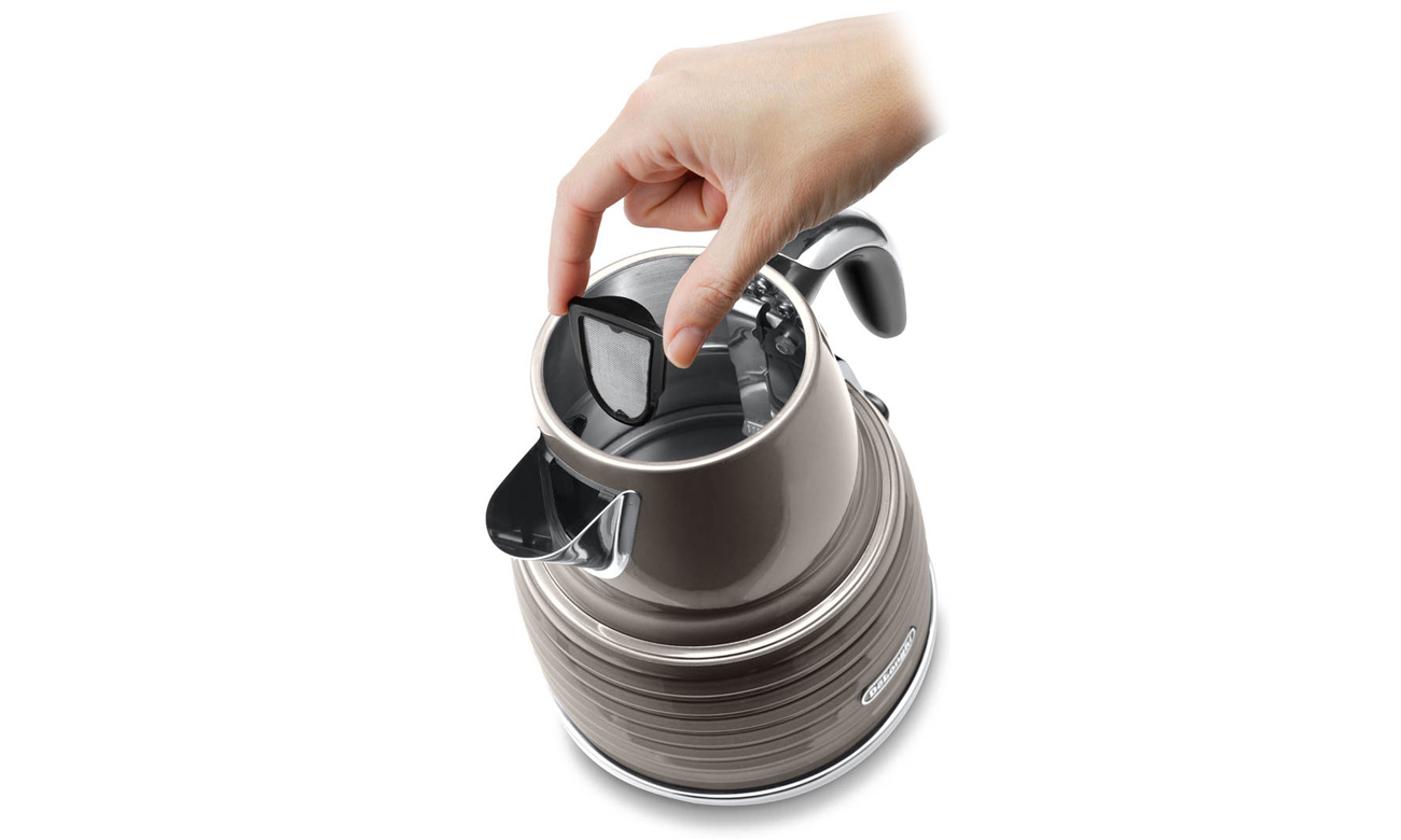 Czajnik elektryczny DeLonghi KBZ 2001.BG 1,5L 2000W beżowy system zabezpieczeń